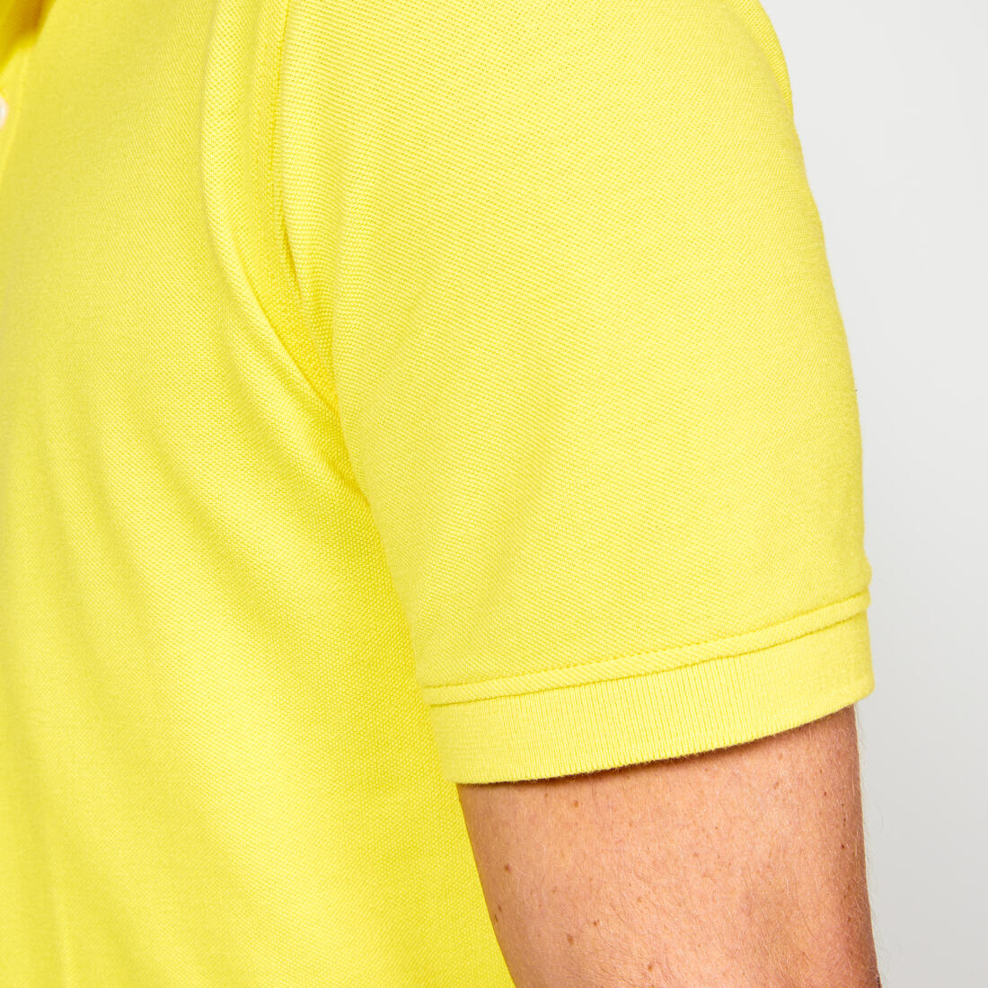 Polo de golf en coton polyester manches courtes homme, MW500