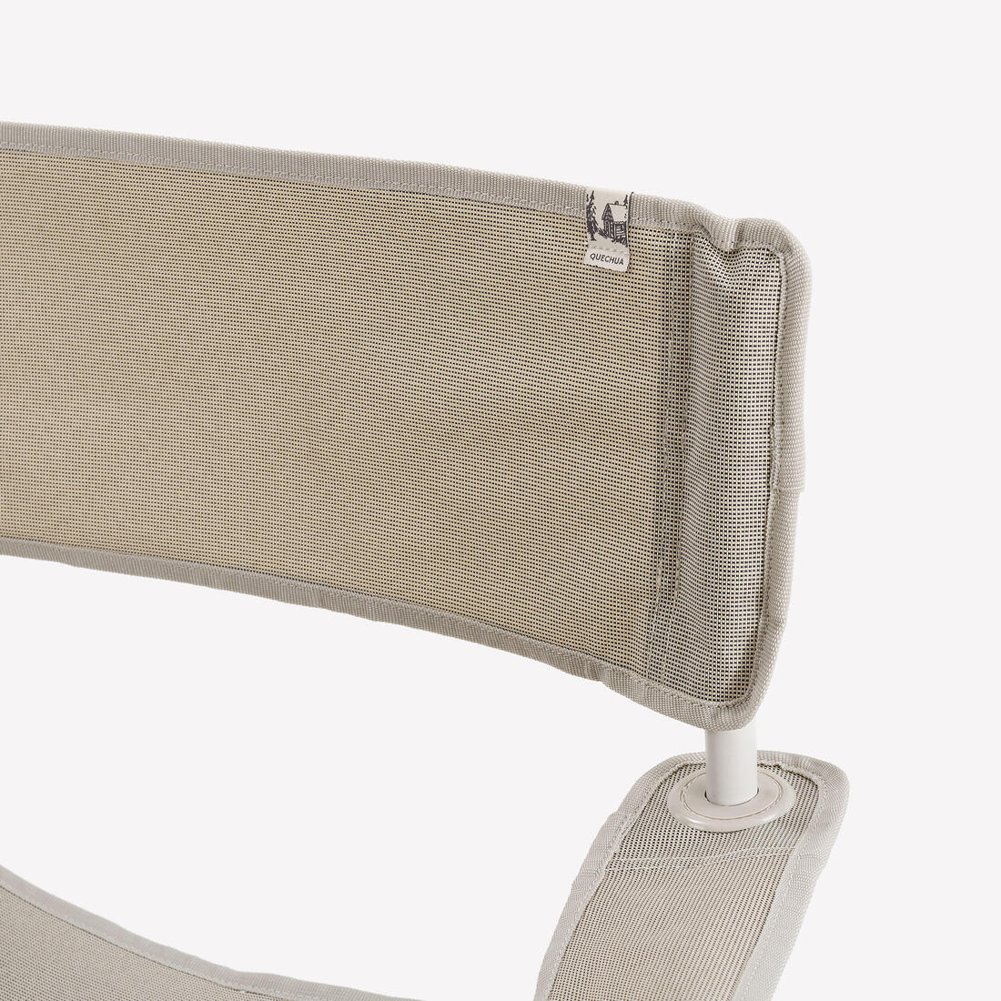 Chaise large de camping avec accoudoir, pliante et confortable