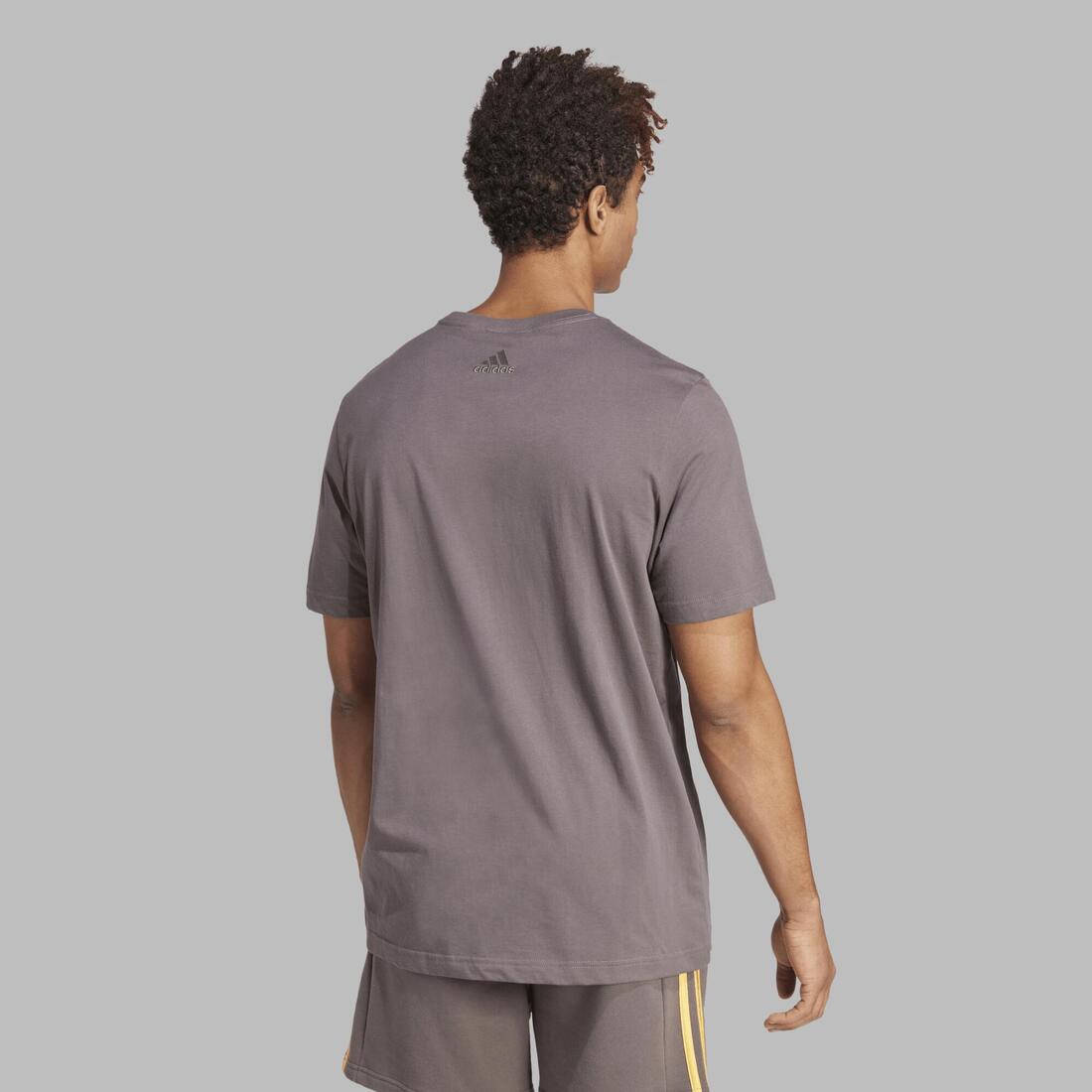 T-SHIRT DE FITNESS SOFT TRAINING ADIDAS HOMME GRIS