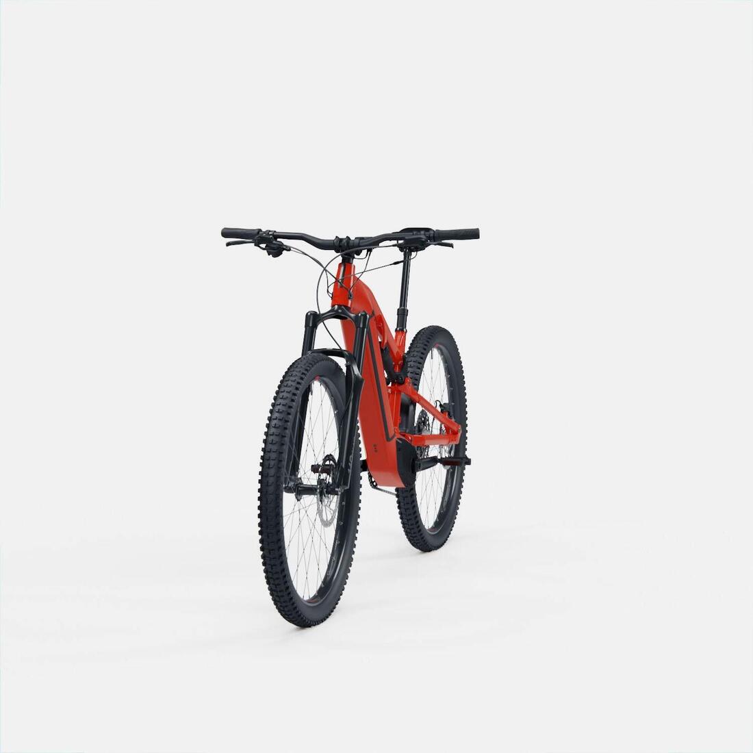 Vélo VTT électrique tout suspendu 29" - E-EXPL 520 S Rouge vif