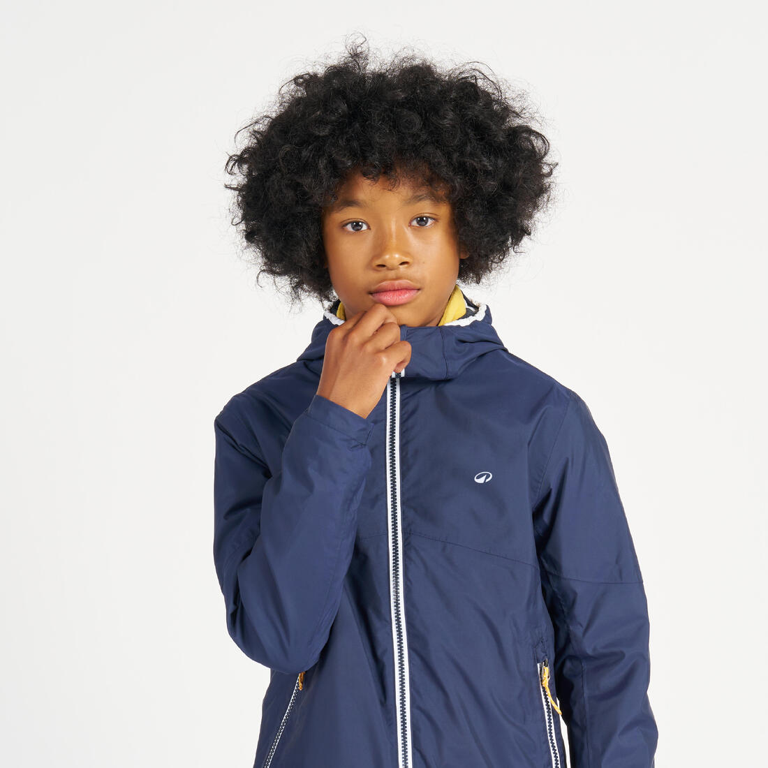 Veste imperméable et coupe vent de voile enfant, 100 navy