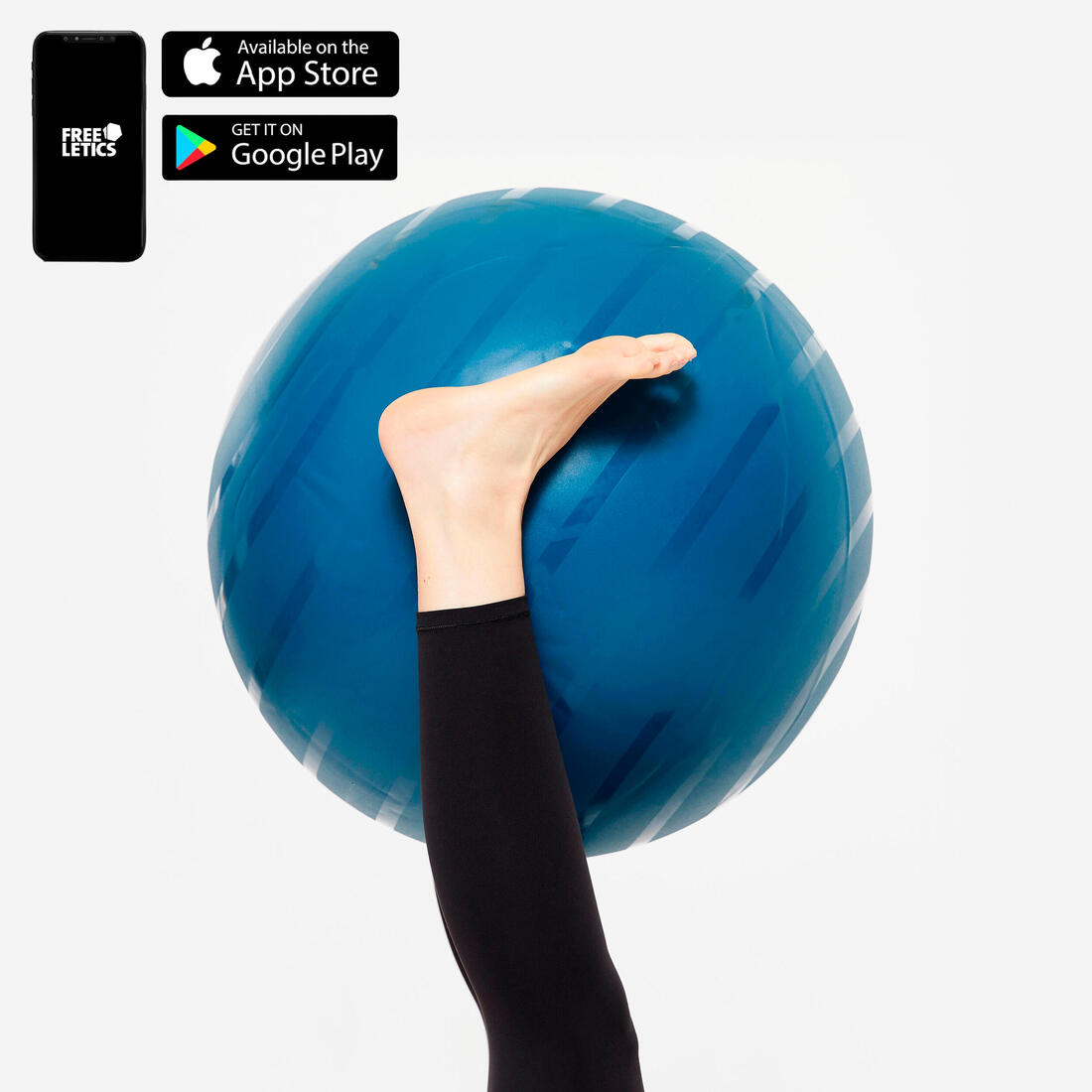 Gym ball taille 2 résistant 65 cm