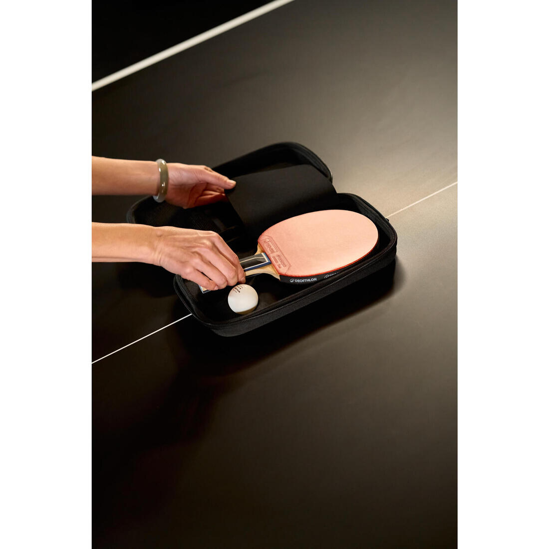 Housse pour raquettes, revêtements et balles de tennis de table - TTC 900 Pro