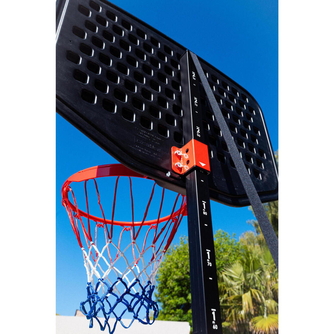 Panier de basket Enfant Dunk sur pied réglable 1,60m à 2,20m - K900