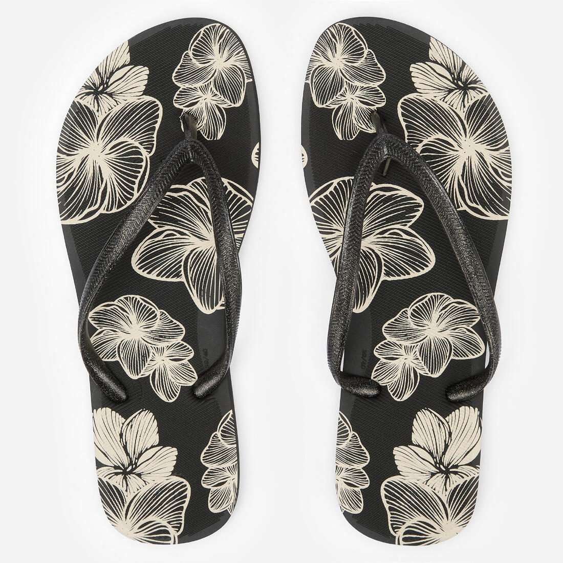 Tongs Femme - 500 Big Azae noir & multi-couleurs