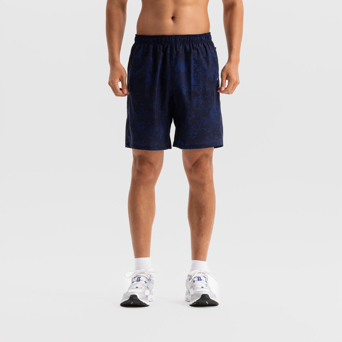 Short de fitness respirant poches zippées homme