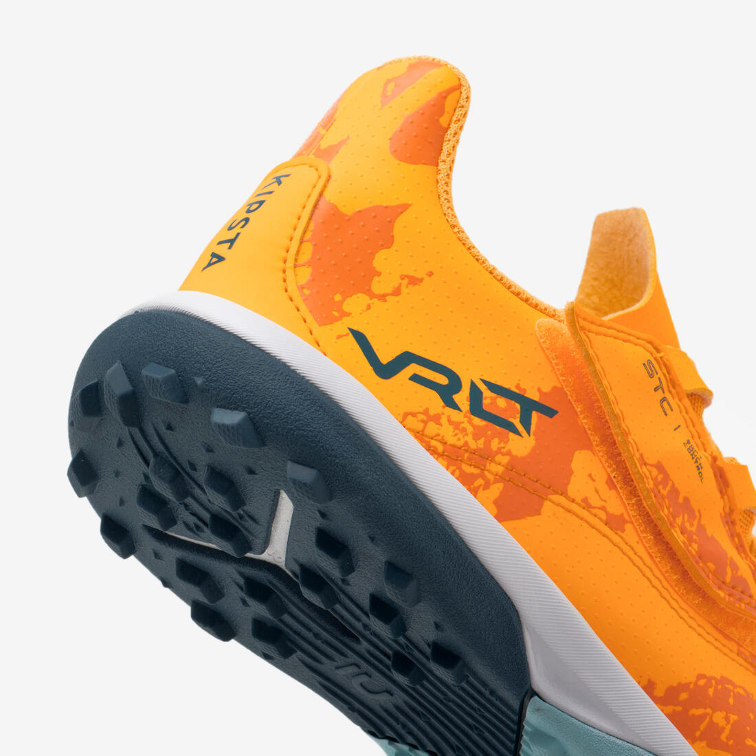 CHAUSSURES DE FOOTBALL ENFANT A SCRATCH VIRALTO I  EASY TURF TF NEBULA