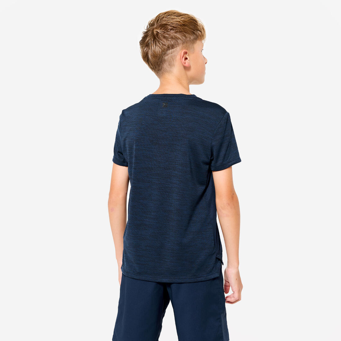 T-shirt enfant synthétique respirant - 500 marine