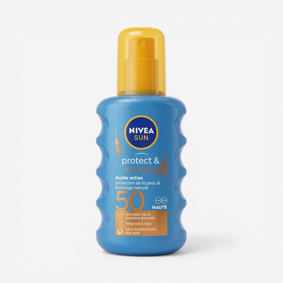 Spray solaire activateur de bronzage protect & bronze fps 50 200ml