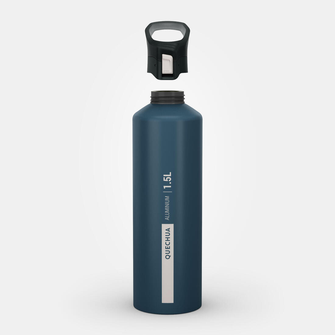 Gourde alu 1,5l avec bouchon à ouverture rapide pour la randonnée