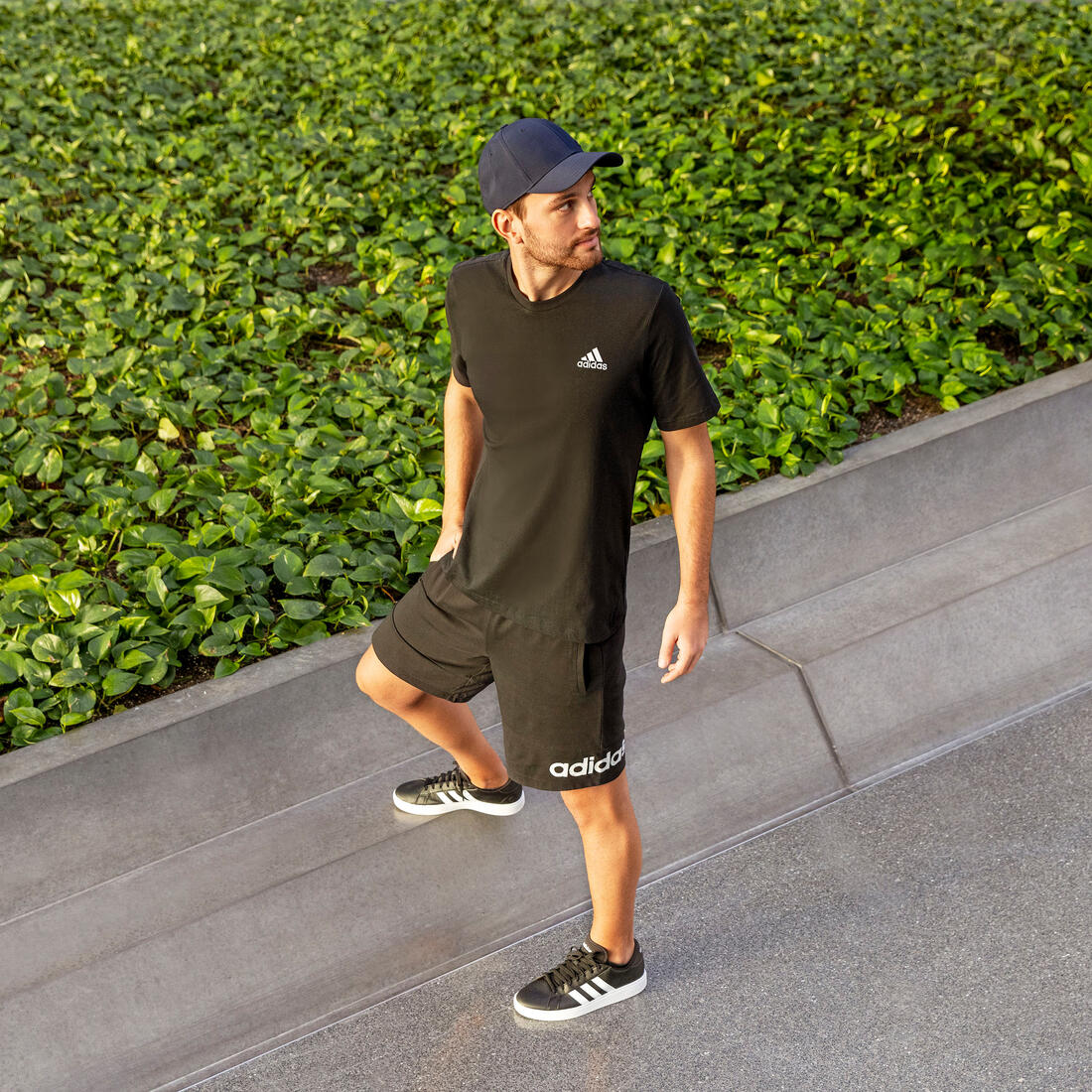 T-SHIRT DE FITNESS ADIDAS HOMME NOIR