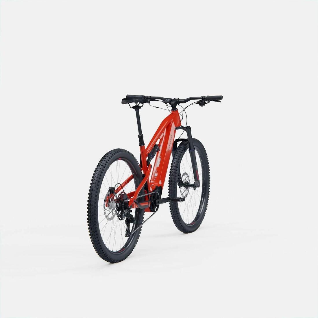 Vélo VTT électrique tout suspendu 29" - E-EXPL 520 S Rouge vif