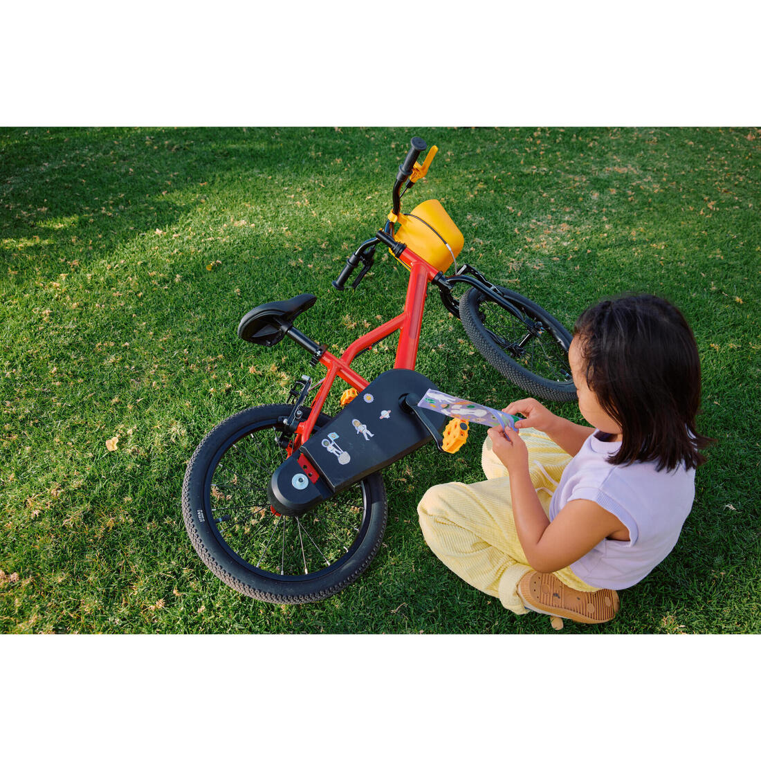 Vélo enfant 16 pouces 4-6 ans, DISCOVER 500