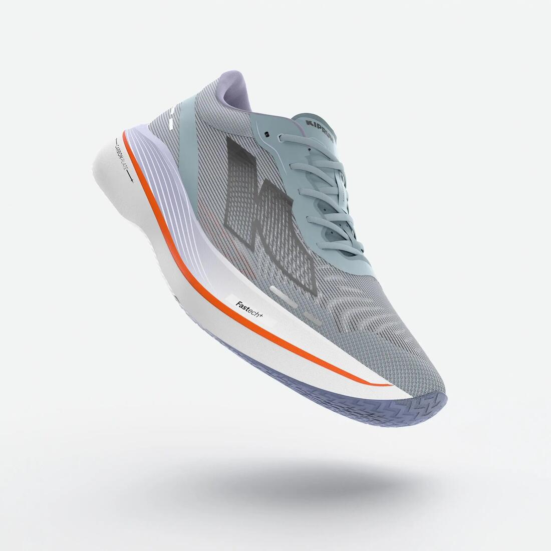 Chaussures de running route plaque carbone femme, Kiprun Kipstorm Challenger