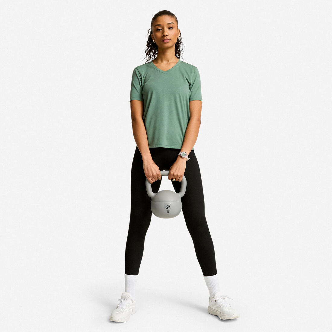 TEE SHIRT COOLMAX FEMME COL V