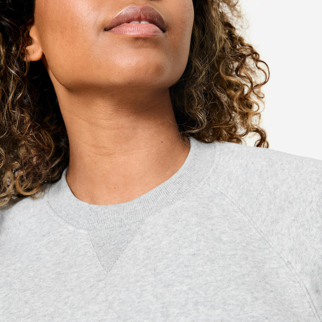 Sweat de fitness en molleton femme