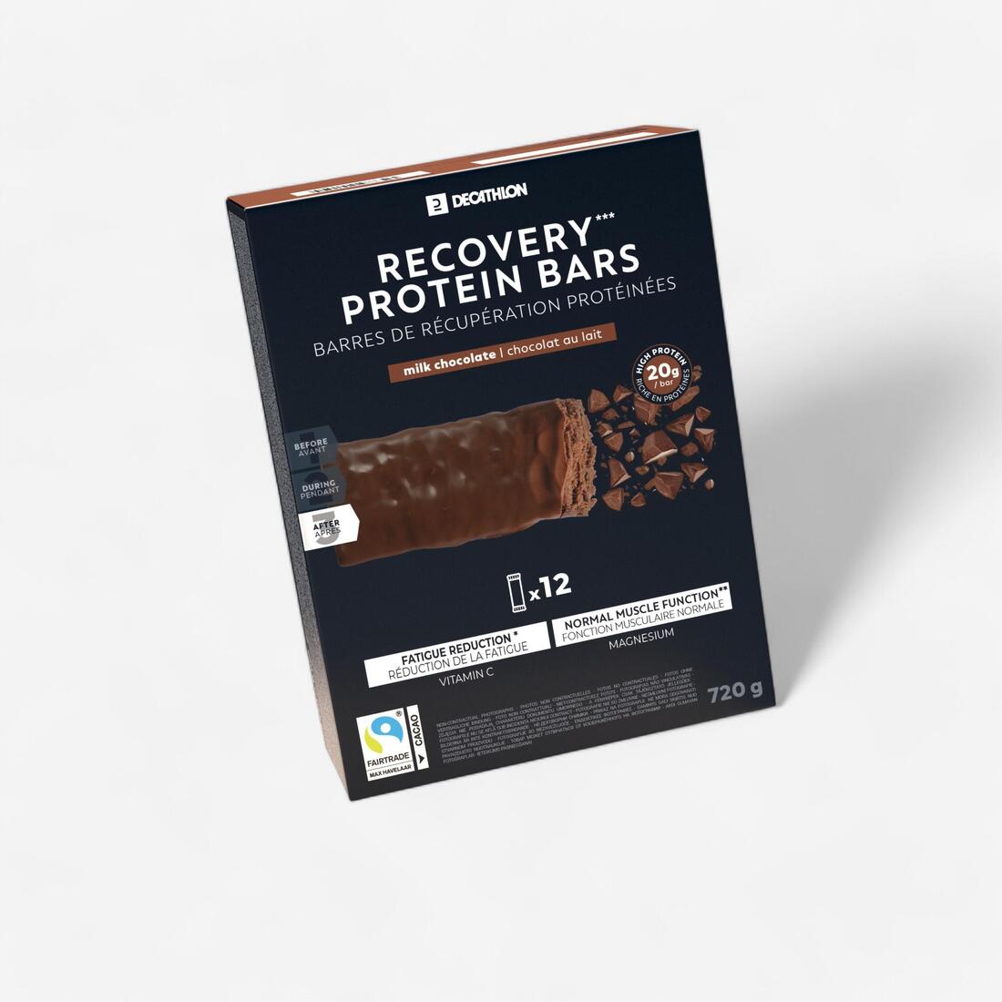 Barre protéinée de récupération *12 chocolat / caramel