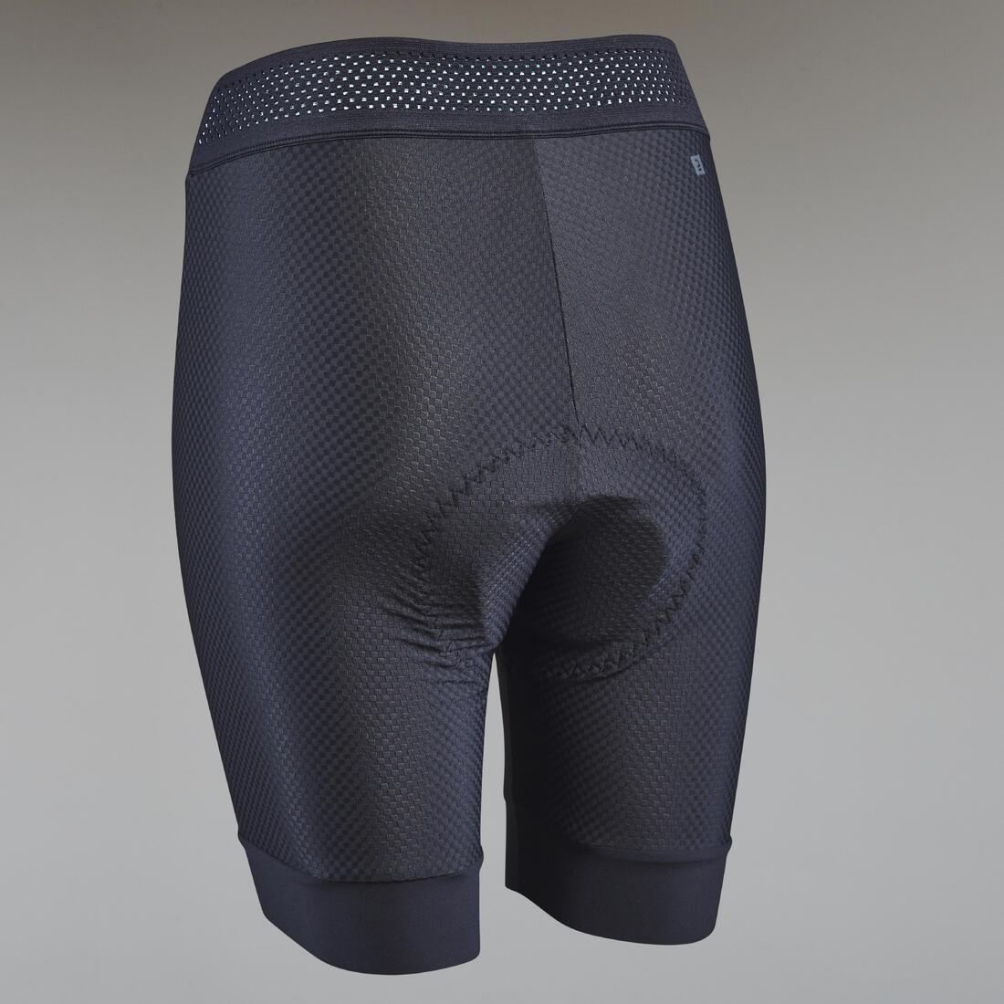 Sous short velo vtt Confort 900 femme noir