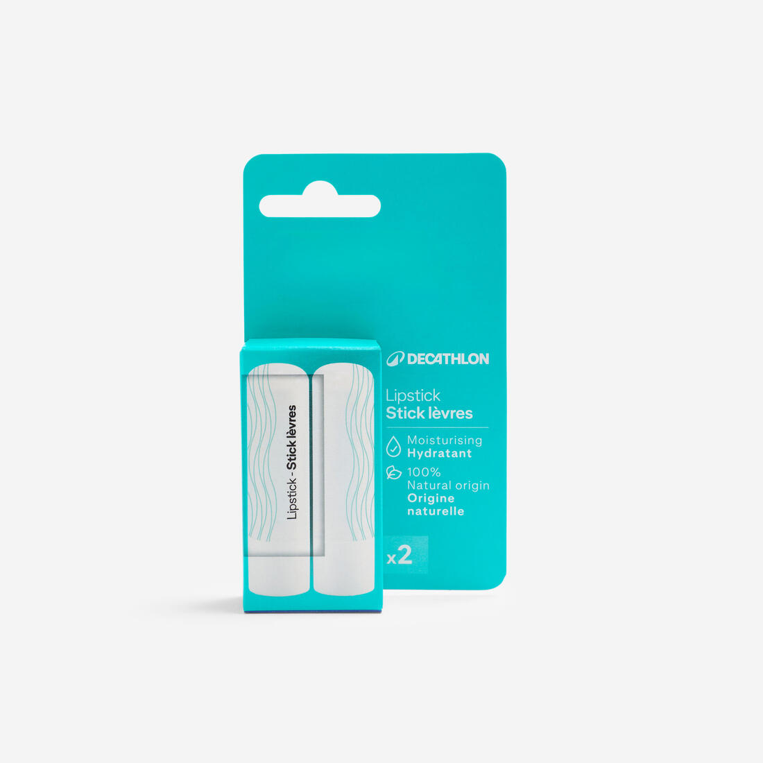 Baume à lèvres hydratant et réparateur, formule naturelle x2