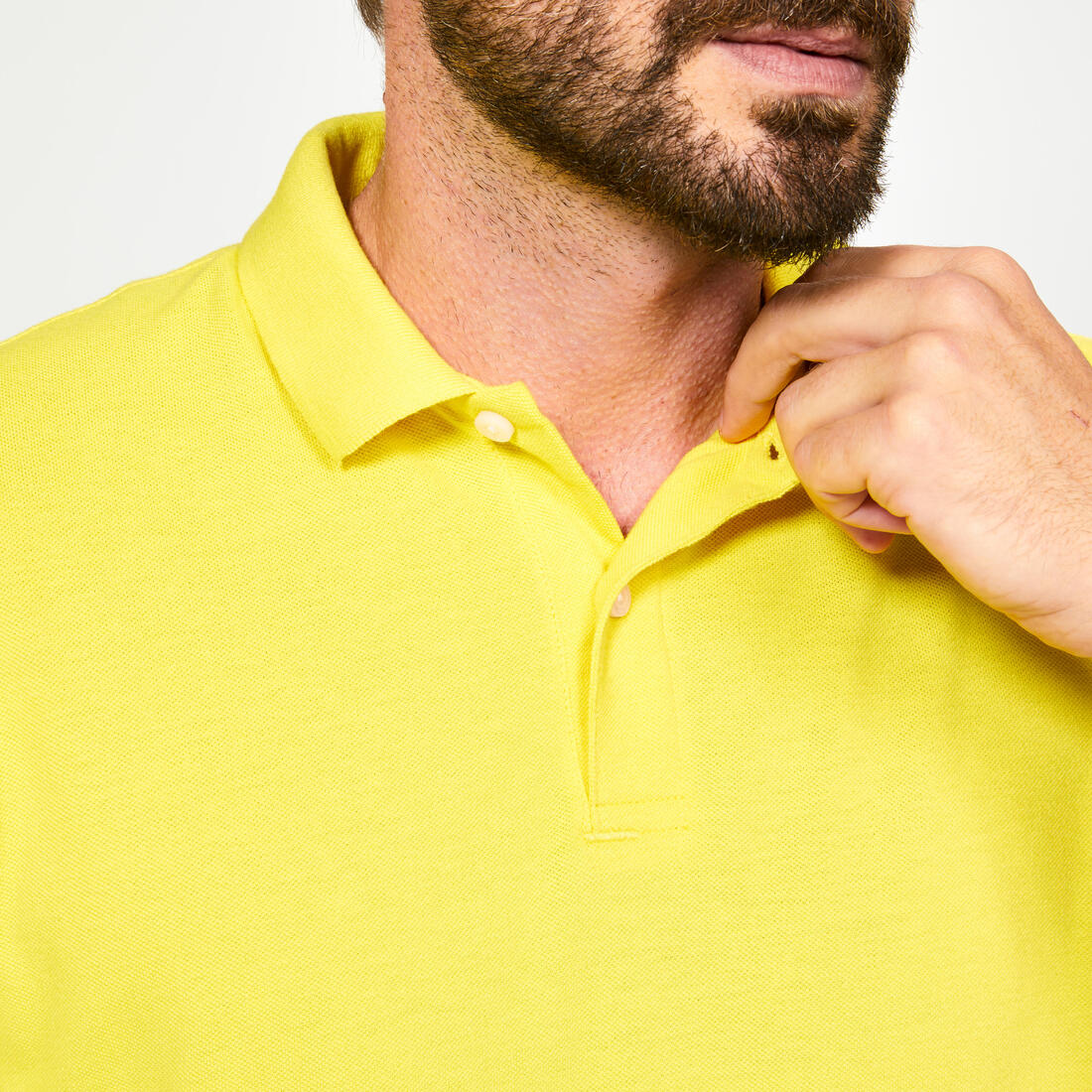 Polo de golf en coton polyester manches courtes homme, MW500