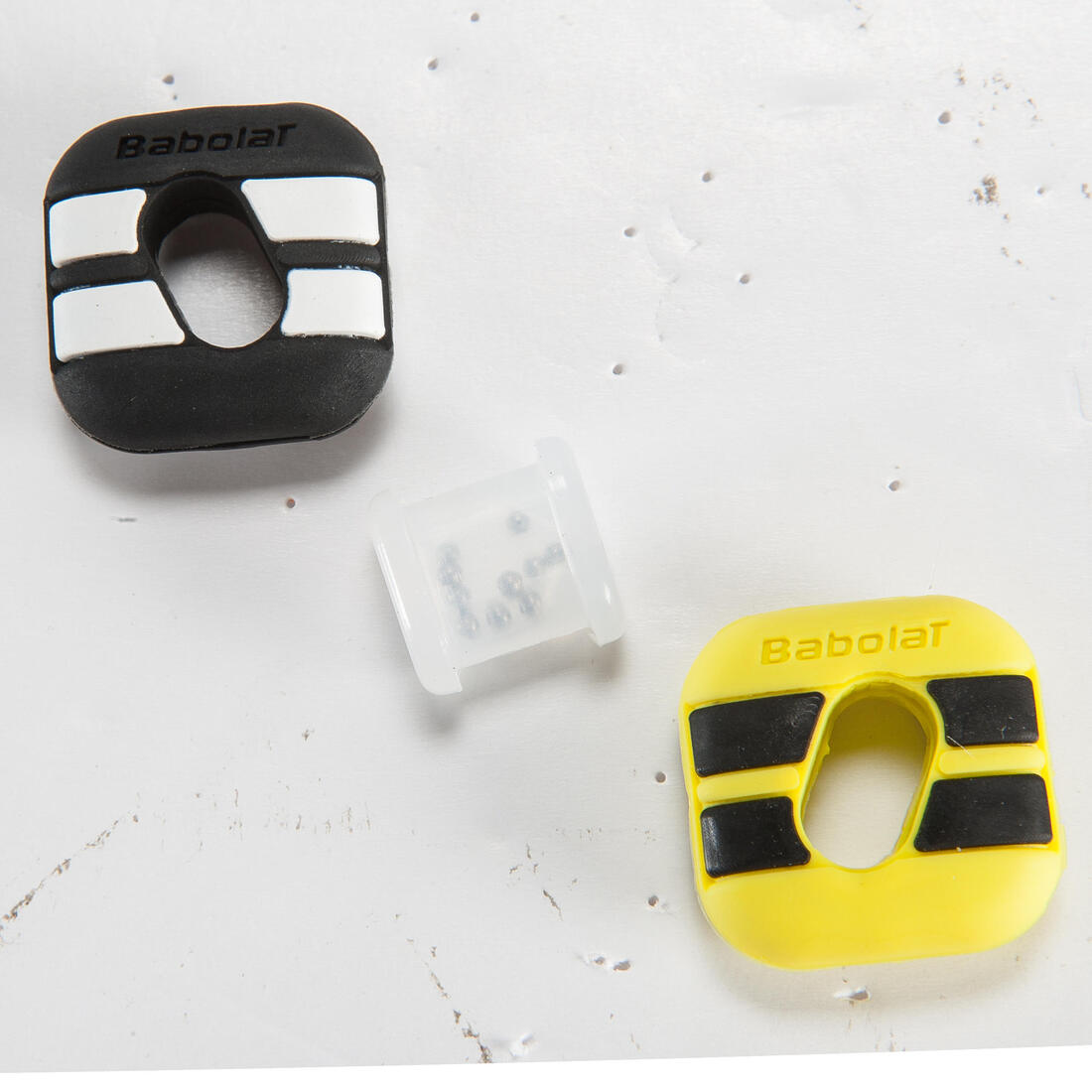 ANTIVIBRATEUR DE TENNIS BABOLAT CUSTOM DAMP AERO NOIR ET JAUNE