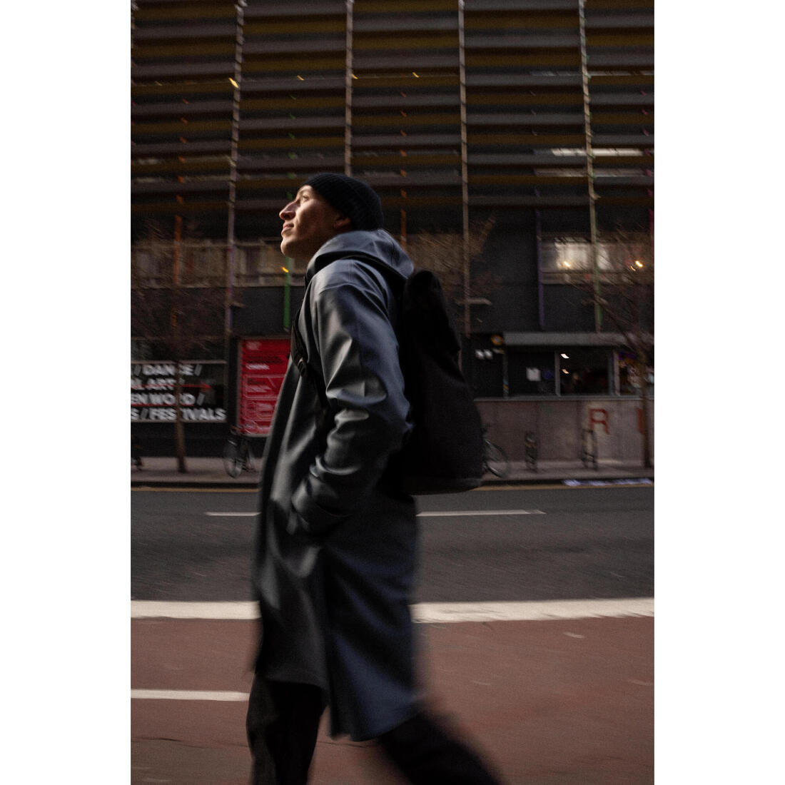 Parka imperméable vélo ville unisexe