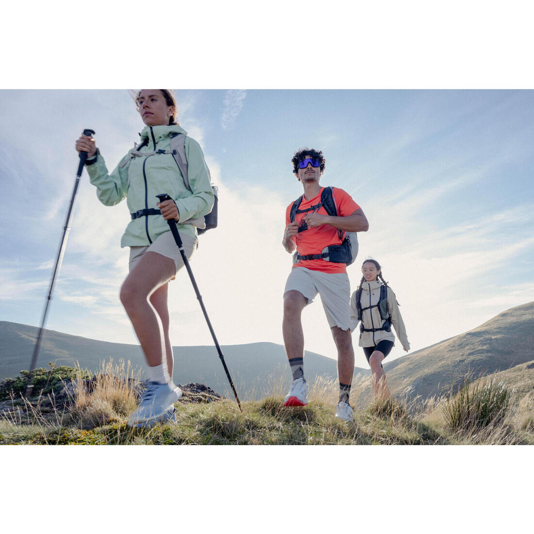 Chaussures de randonnée montagne femme, MH500 LIGHT