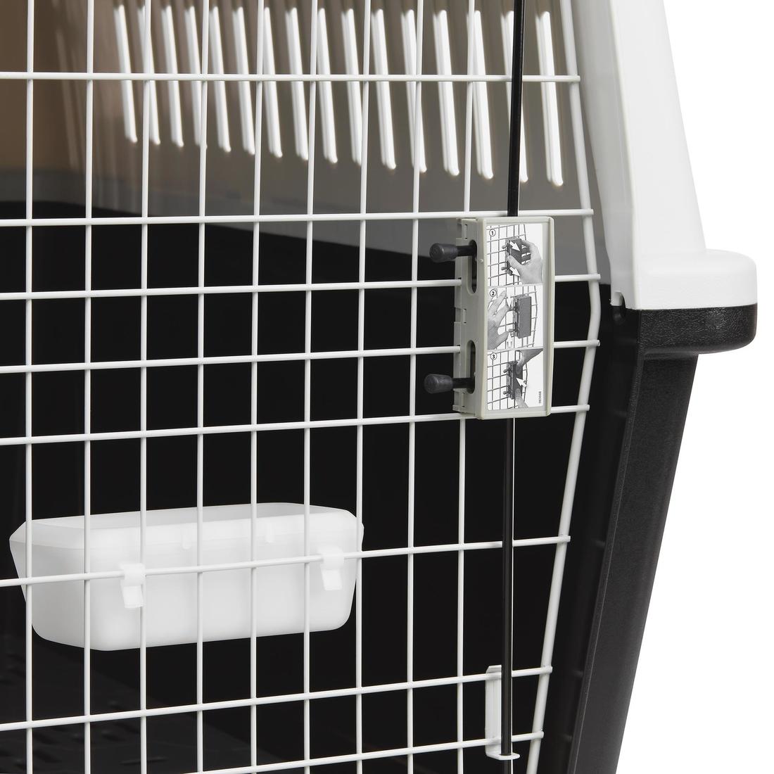 Caisse de transport rigide pour 1 chien taille L 81x55,5x58cm - Norme IATA