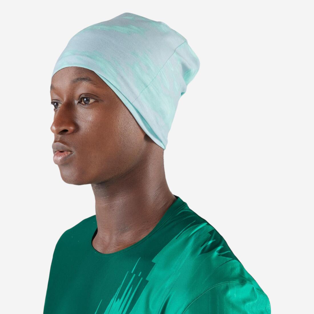 Tour de cou running / Bandeau multifonctions Homme Femme -KIPRUN gris chine