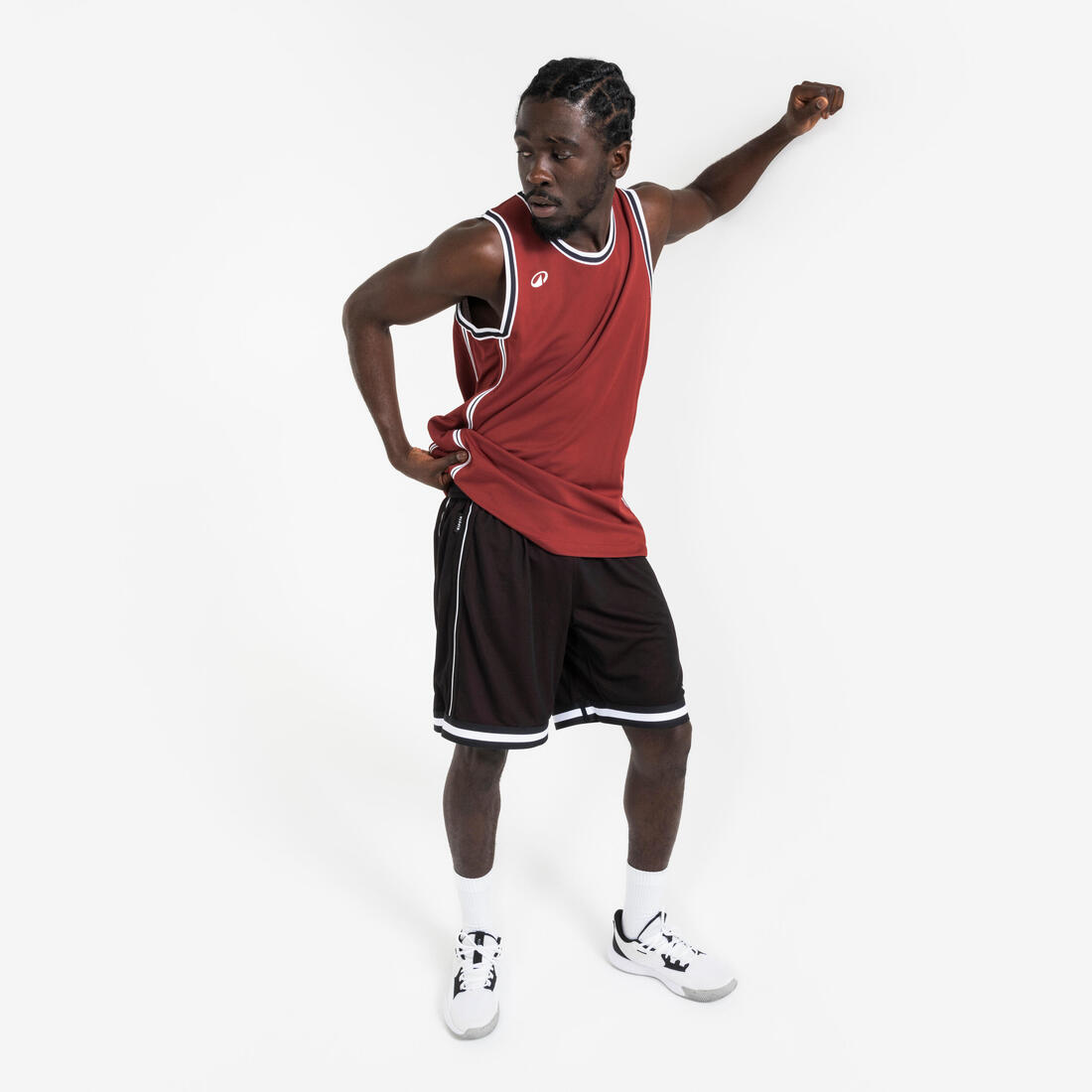 Maillot de Basketball sans manche réversible Adulte - TANK 500