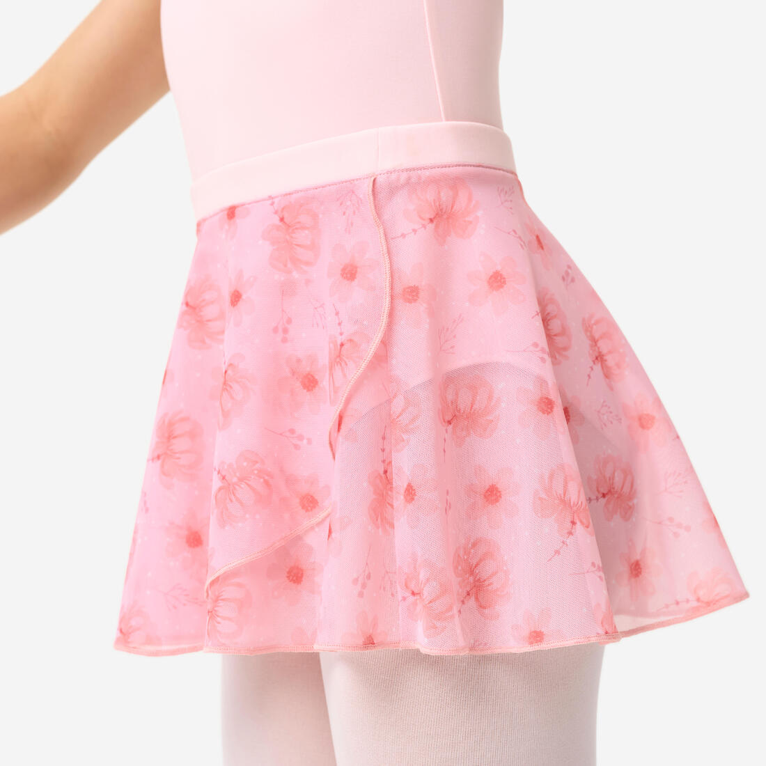 Jupette pour danse classique, imprimé rose
