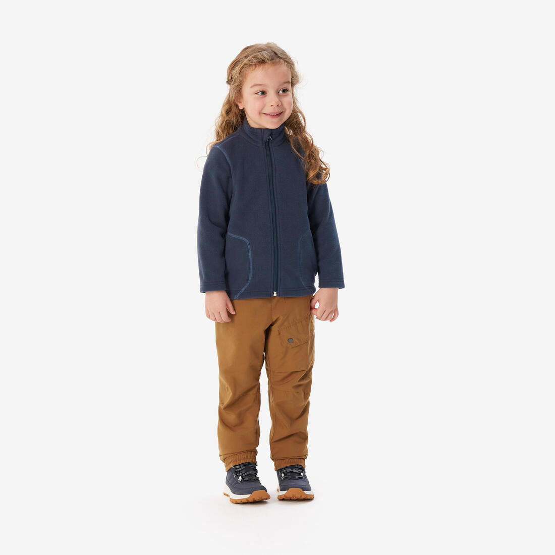 Veste polaire de randonnée enfant 2-6 ans, MH100 zip