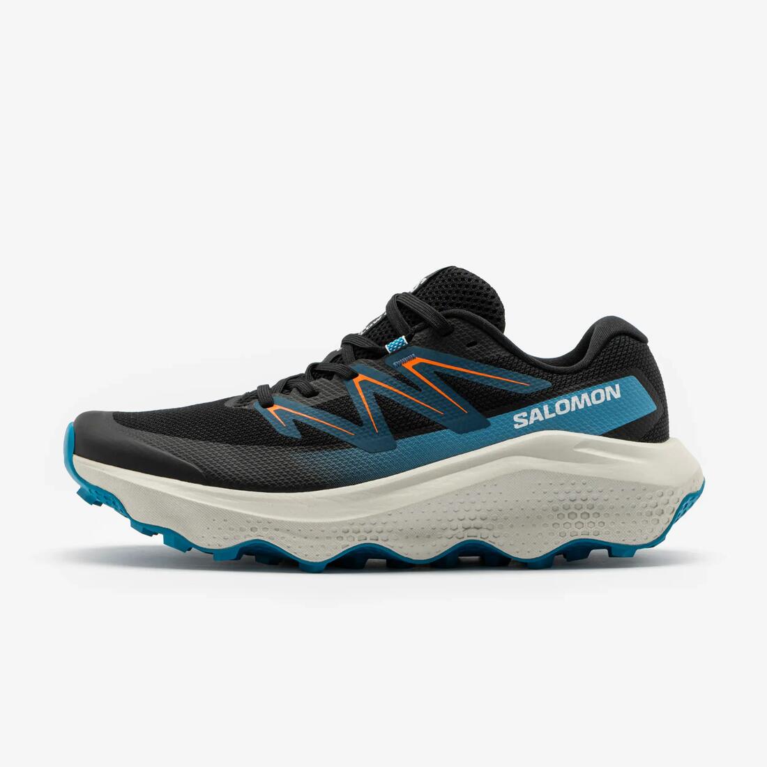 Chaussures de running trail homme, Salomon ultra flow 2, noir blanc et