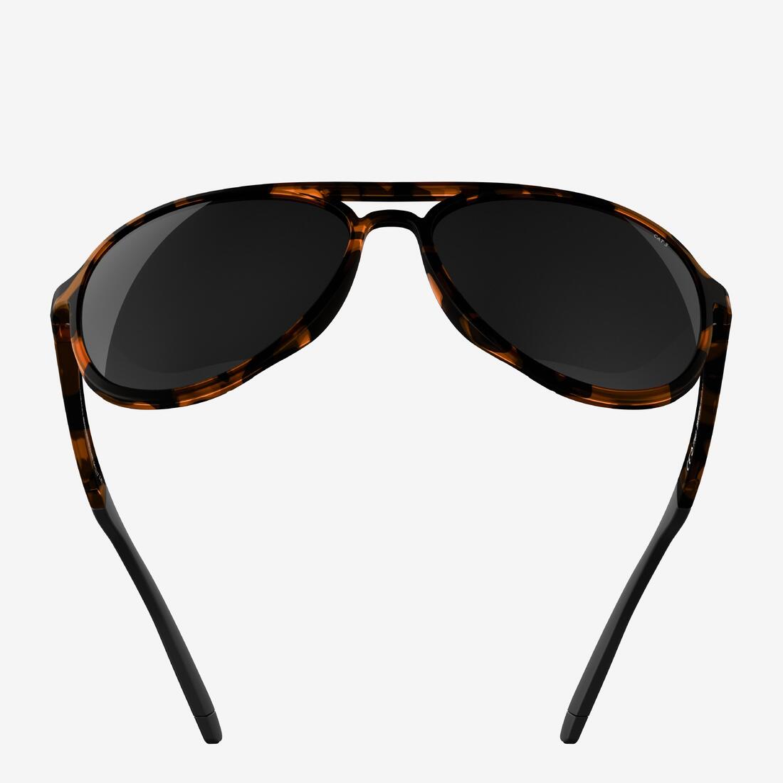 Lunettes de soleil randonnée - MH120A - adulte - catégorie 3 noires
