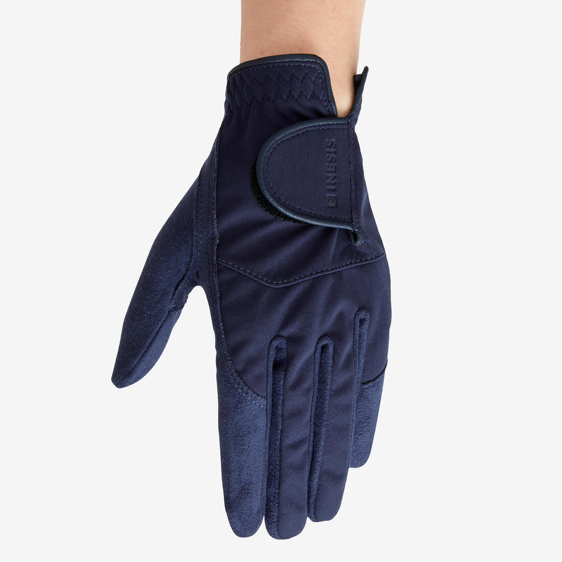 Paire de gants golf pluie femme, RW bleu marine