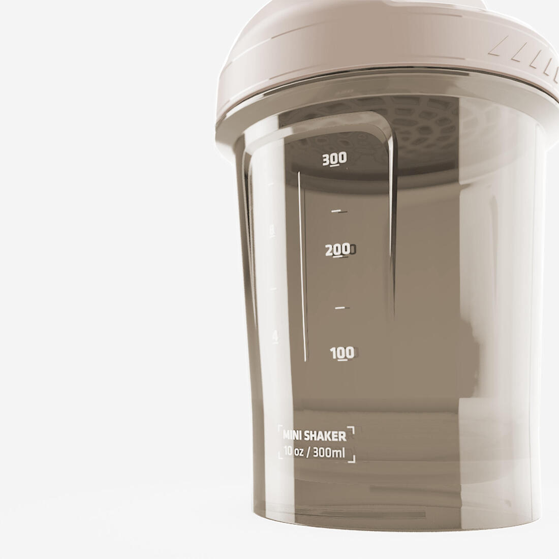 Mini shaker beige avec tamis 300ml