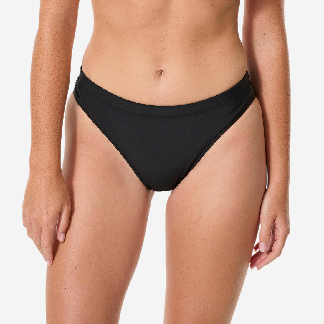 Bas de maillot de bain de natation femme, Vega noir