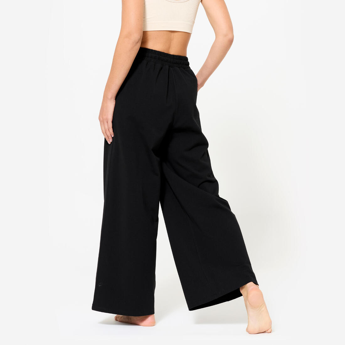 Pantalon de jogging large en coton et extensible femme