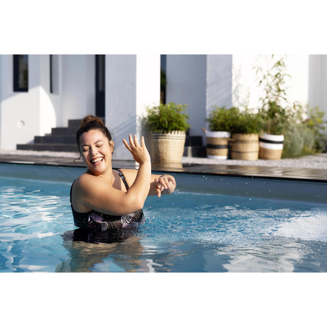 Maillot de bain 1 pièce Aquagym femme Mary