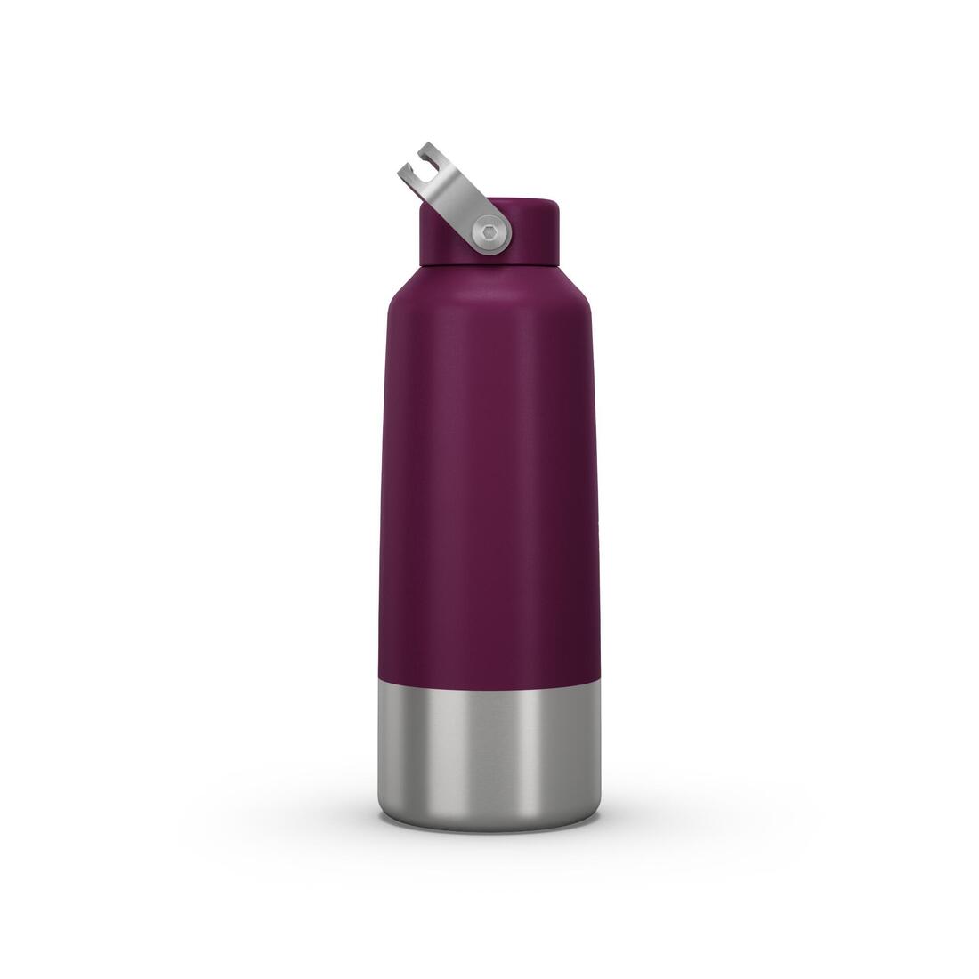 Gourde inox 1l avec bouchon à vis pour la randonnée