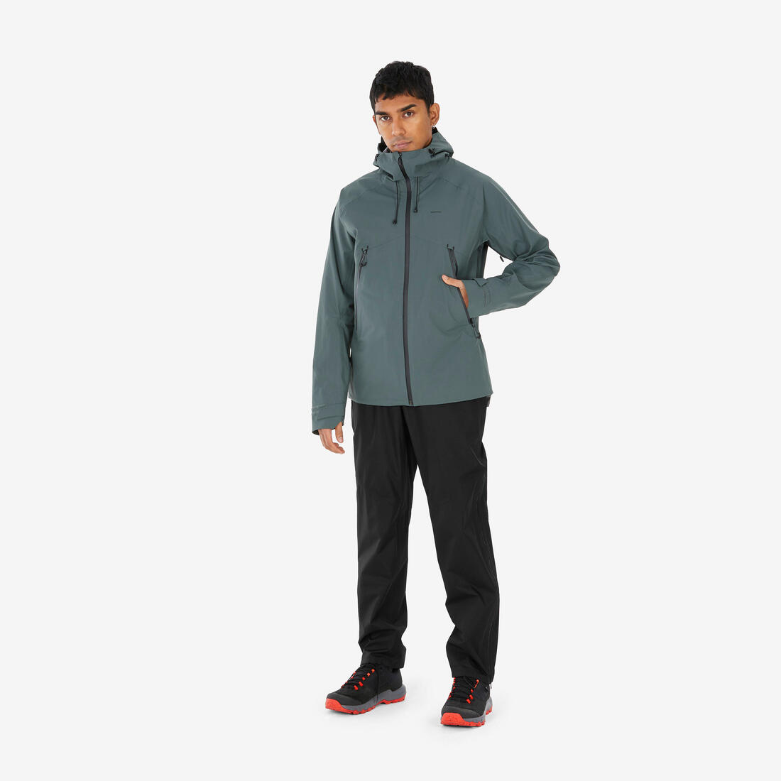 Surpantalon léger imperméable de randonnée - mh500 - homme