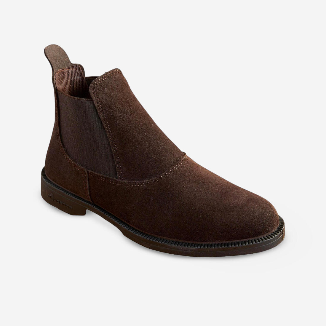 Boots équitation adulte CLASSIC cuir marron