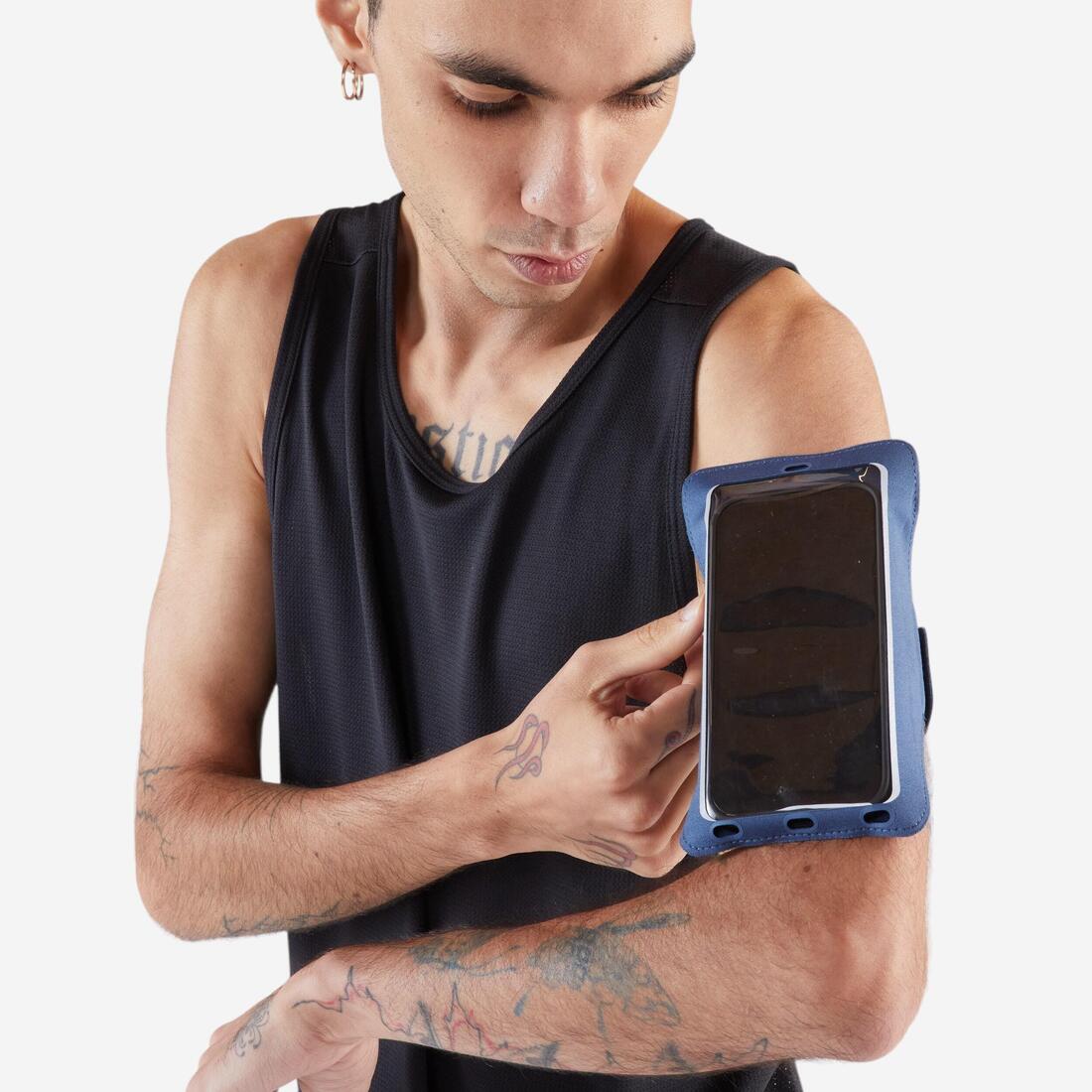 Brassard running smartphone grand téléphone Homme Femme  KIPRUN