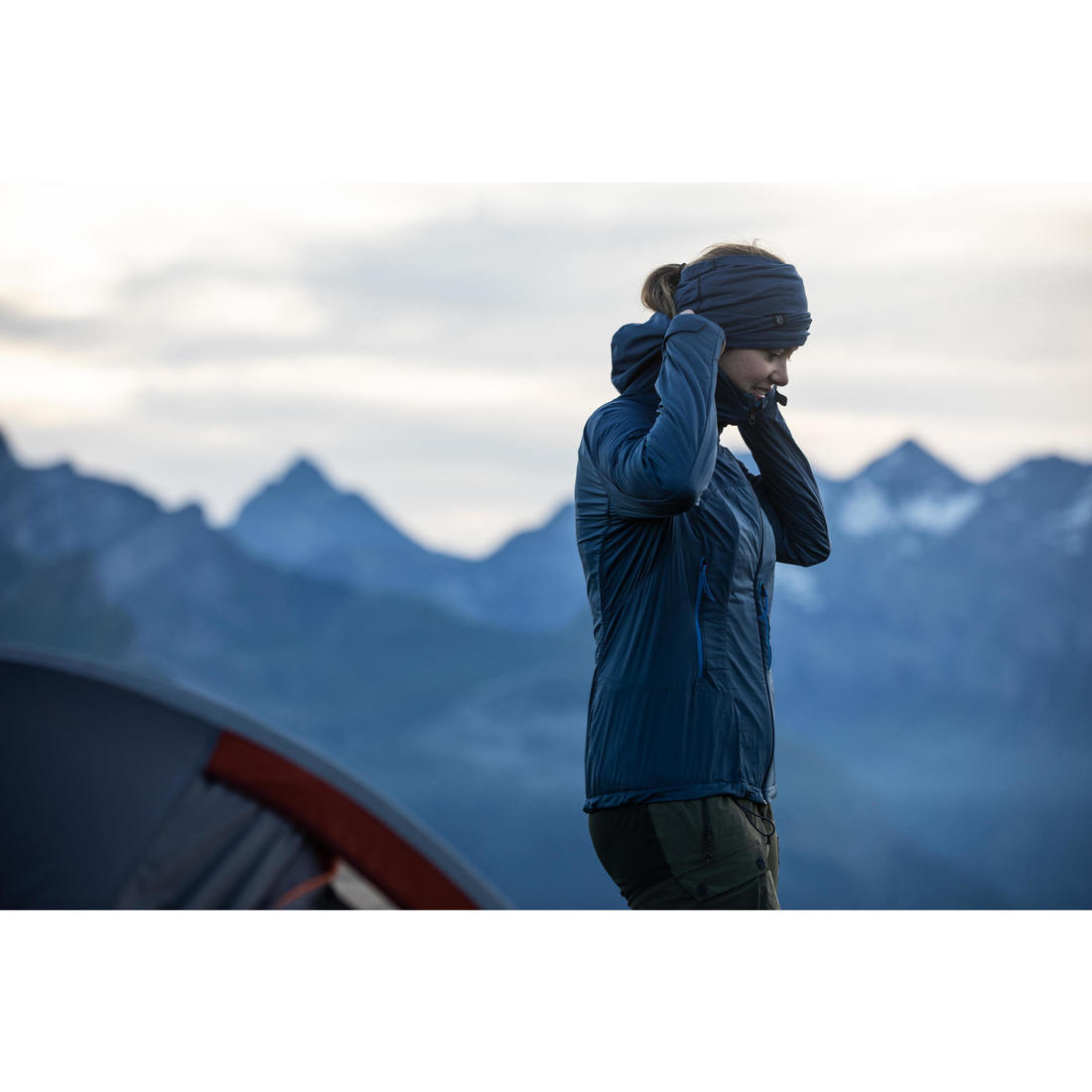 Tour de cou laine merinos de trekking  - mt500