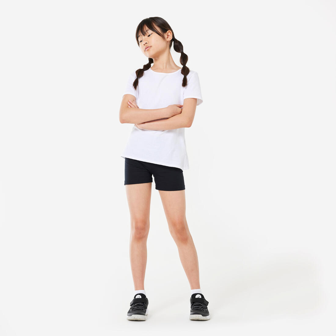 Short multisport court coton fille