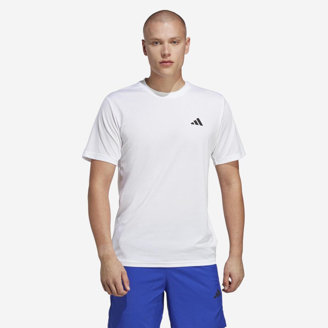 T-SHIRT DE FITNESS CARDIO ADIDAS HOMME BLANC