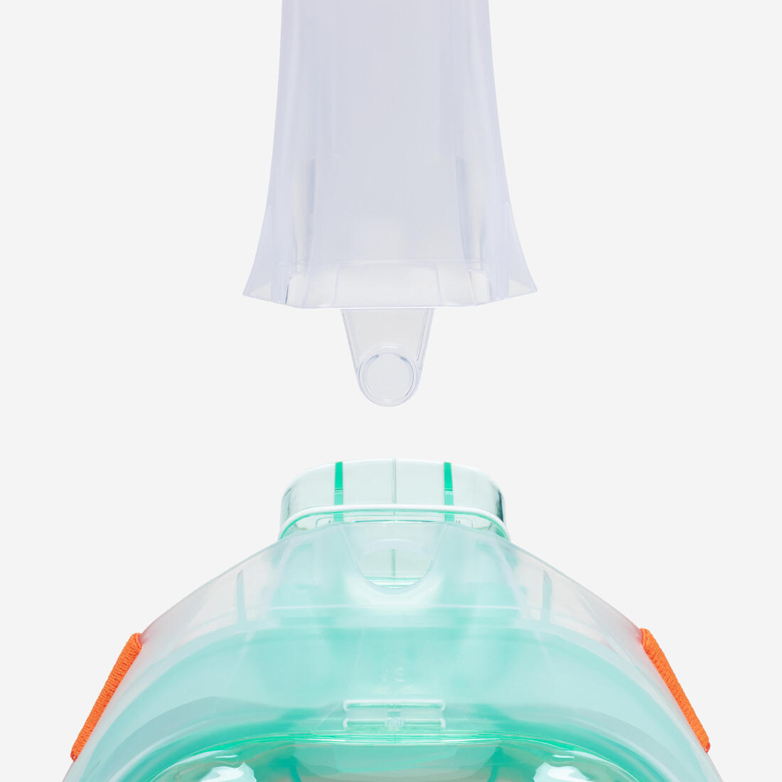 Masque snorkeling surface easybreath + avec valve acoustique > 10 ans - jungl