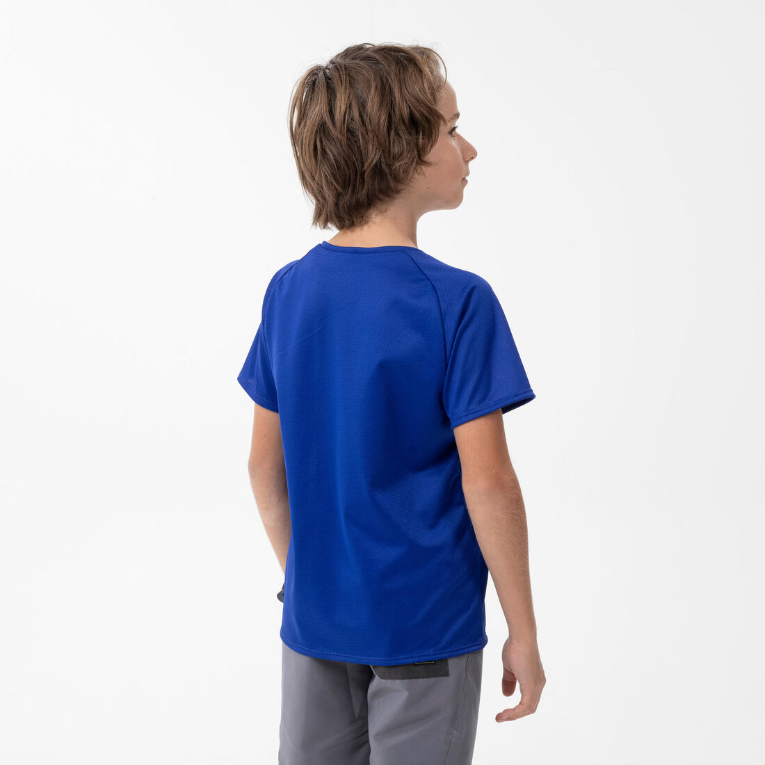 T-Shirt de randonnée - MH500 bleu foncé - enfant 7-15 ans