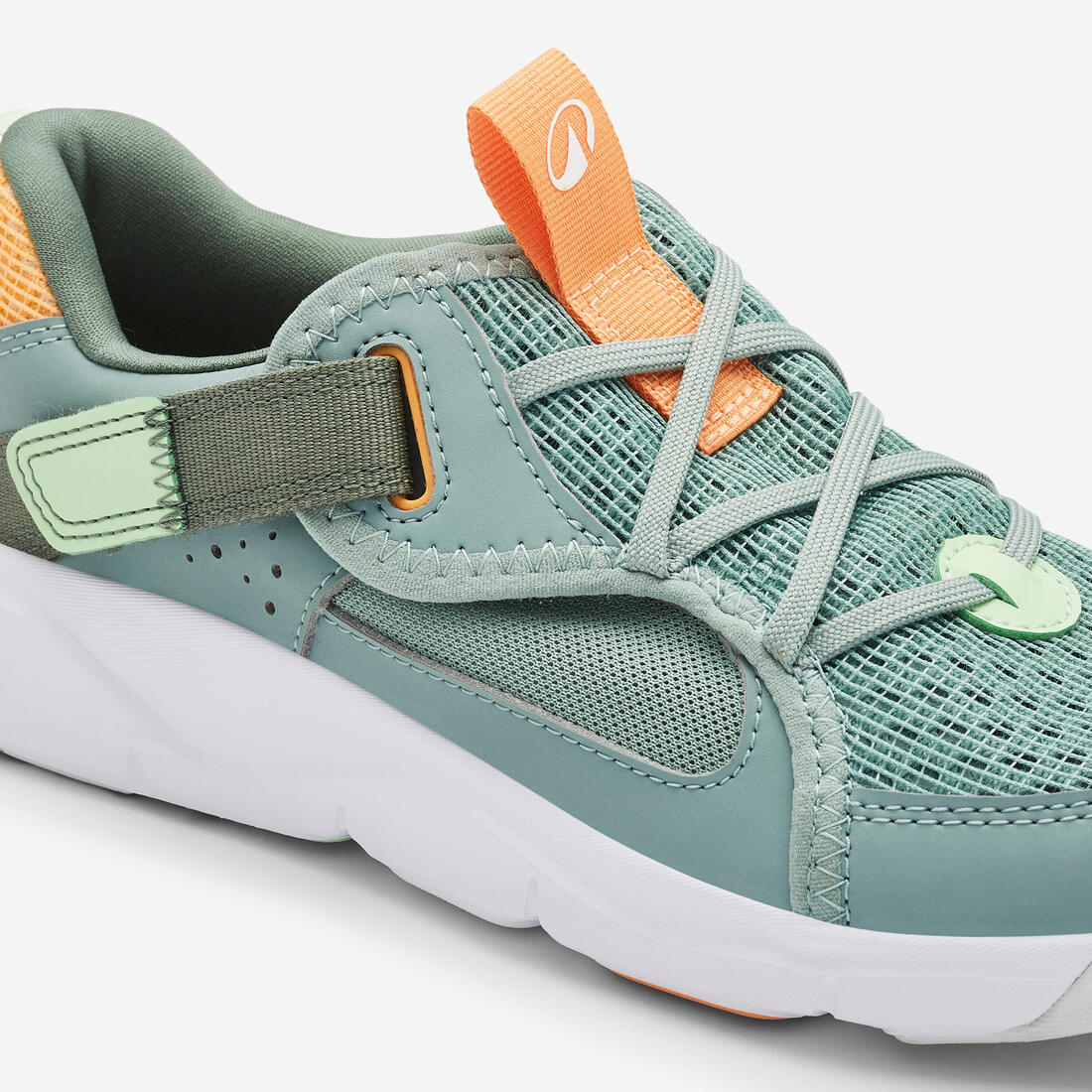 Chaussures de sport à scratch respirantes enfant, Playful Summer bleu et