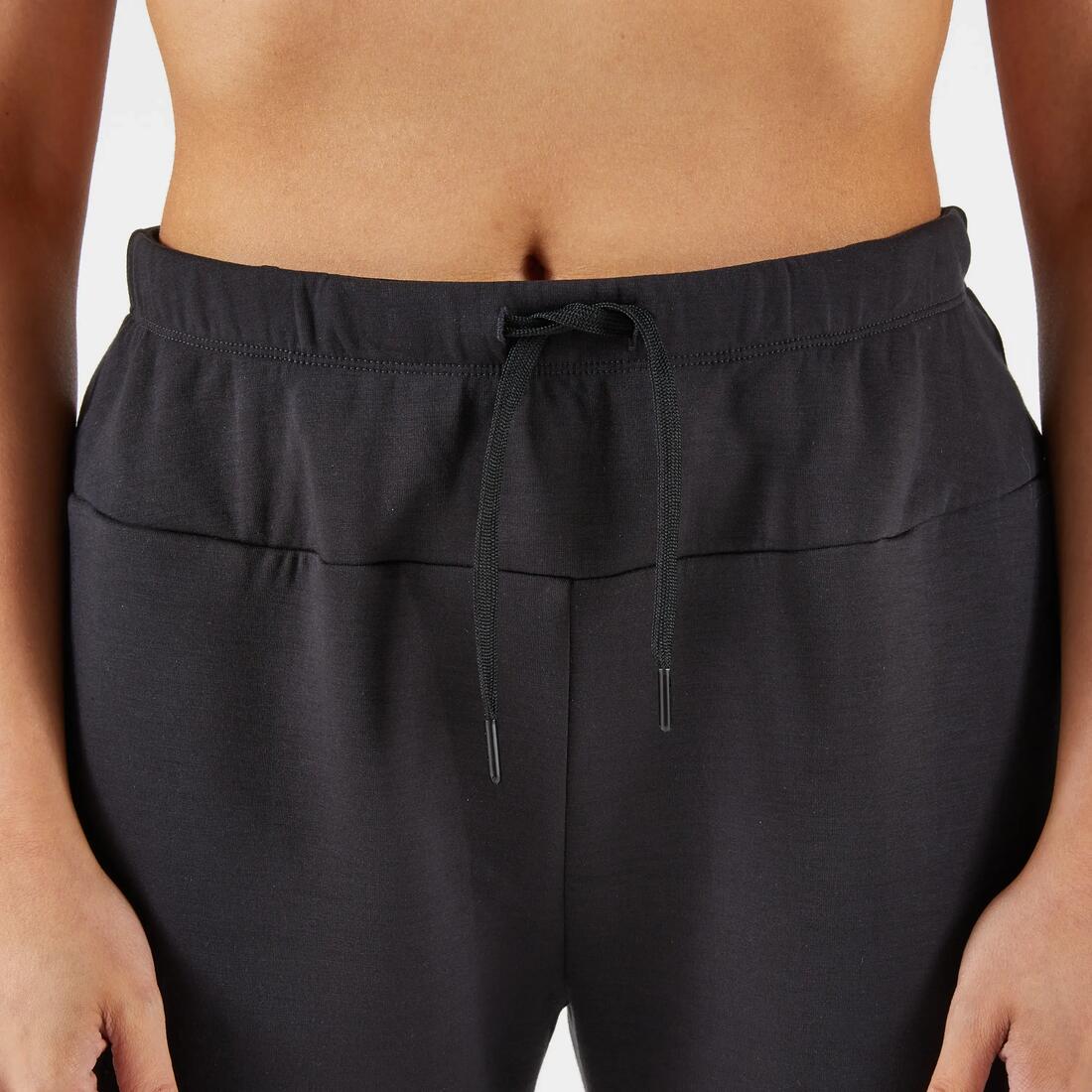 Pantalon chaud de running Femme- KIPRUN Run 500 Warm Noir